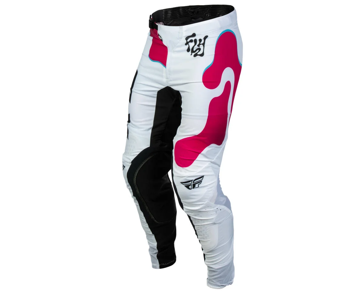 Fly Racing Lite Vibe Pants (White/Pink/Blue) (28)